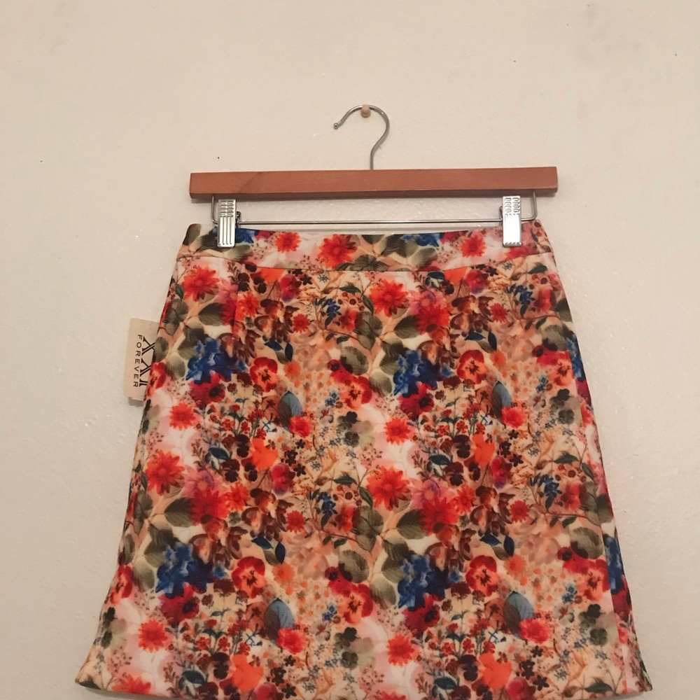Floral print Mini skirt